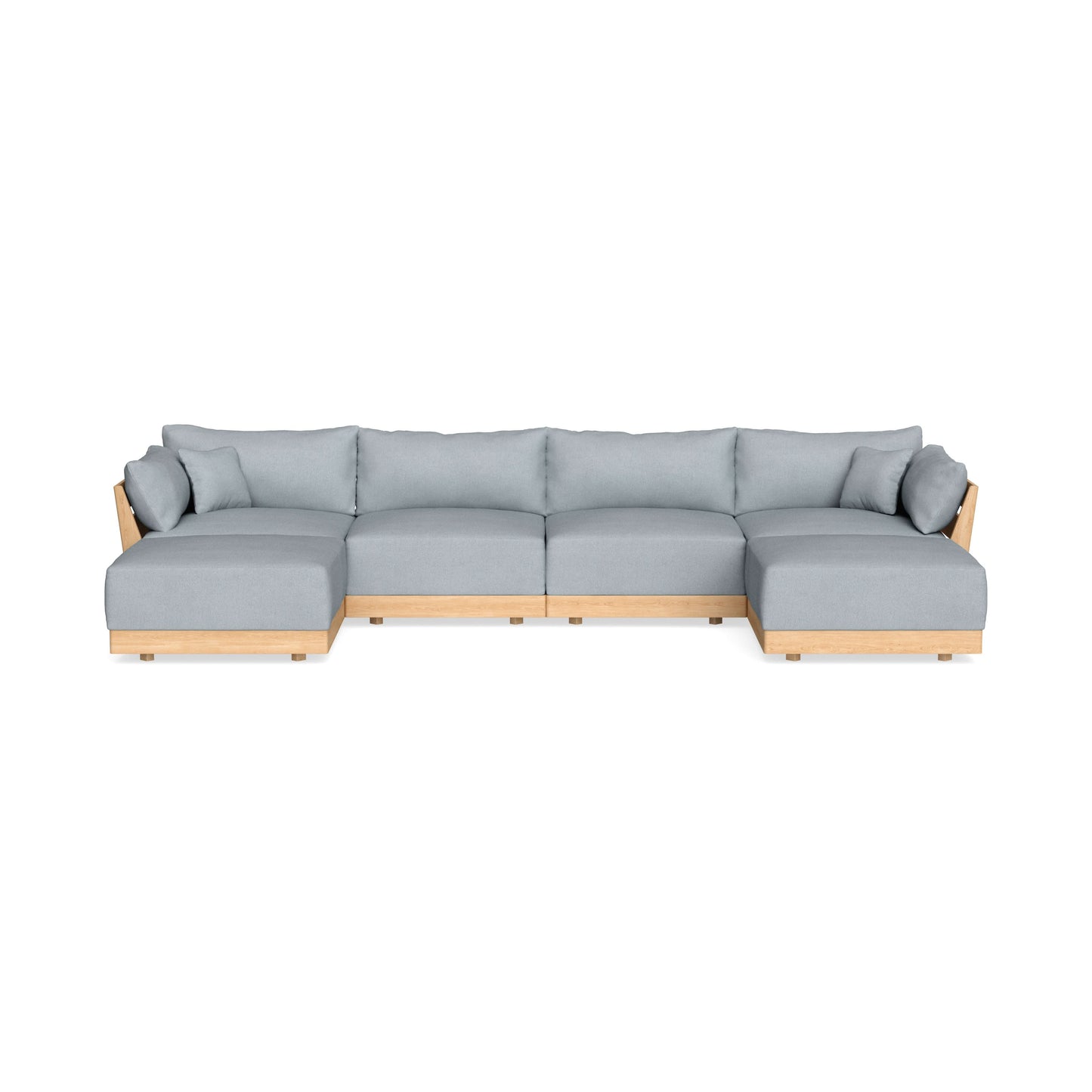 Slipcover Only - Modular Bondi 4-Seater U-Sectional in Ash