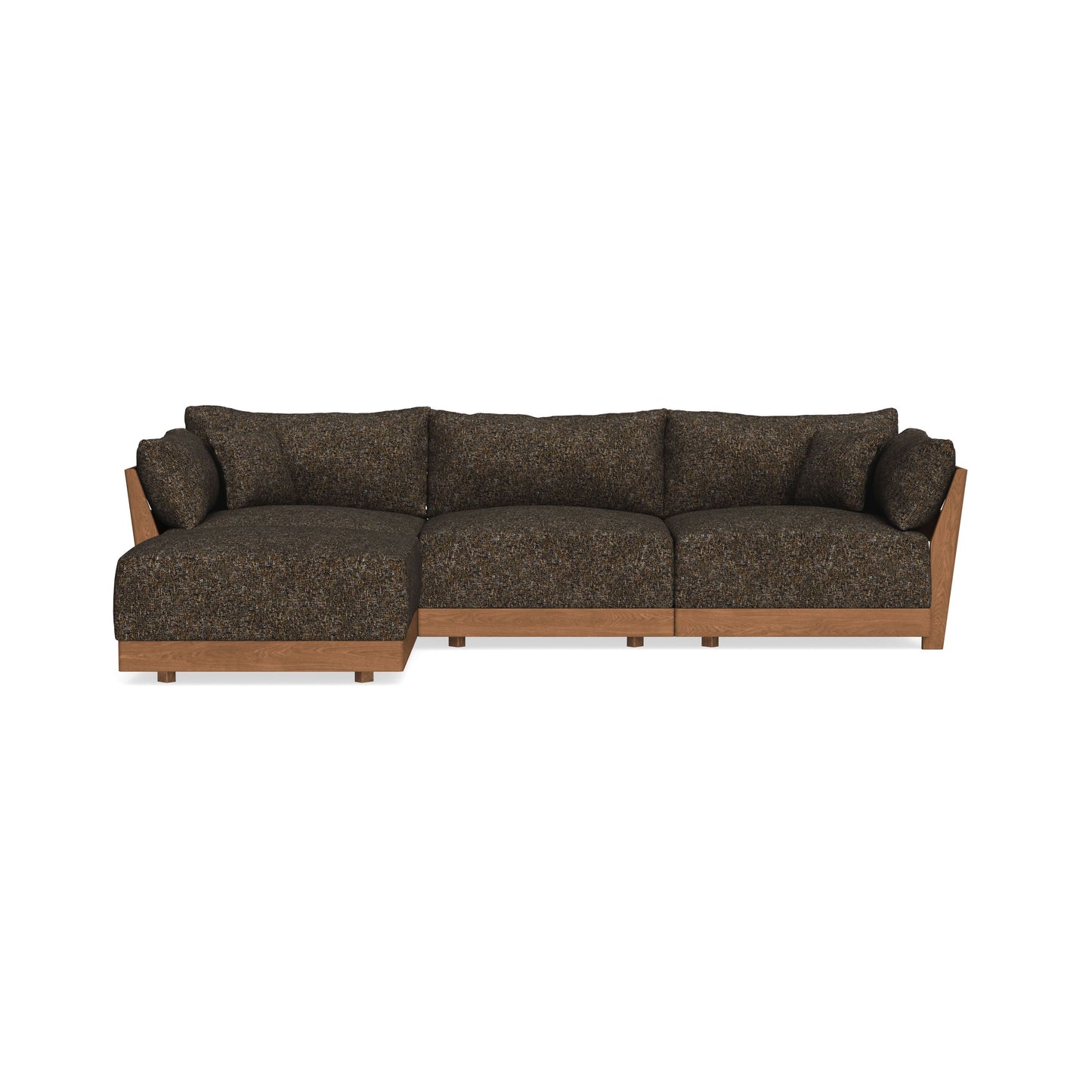 Modular Bondi Espresso 3-Seater Sectional in Phantom | Classic Blend