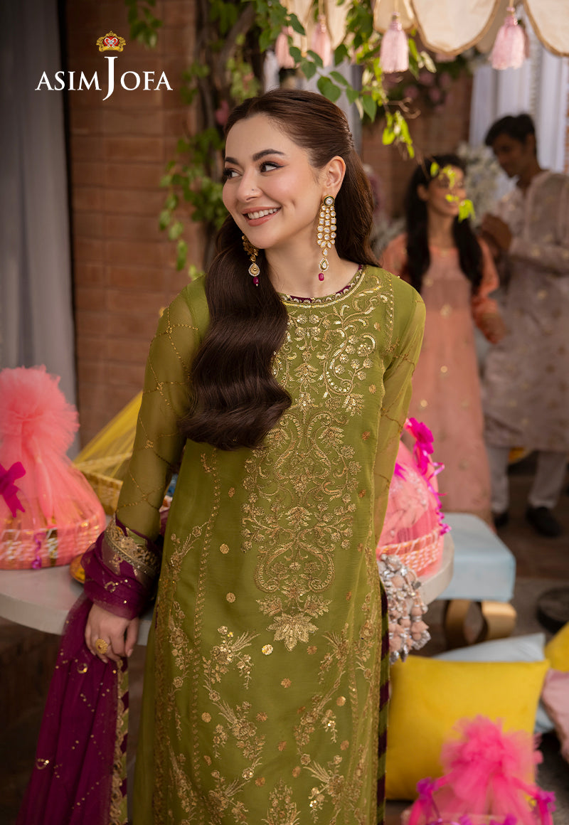 AJMJ-16 EMBROIDERED CHIFFON 3 PCS