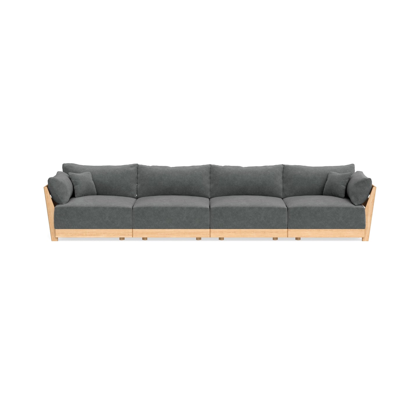 Slipcover Only - Modular Bondi 4-Seater Sofa in Chimney Gray