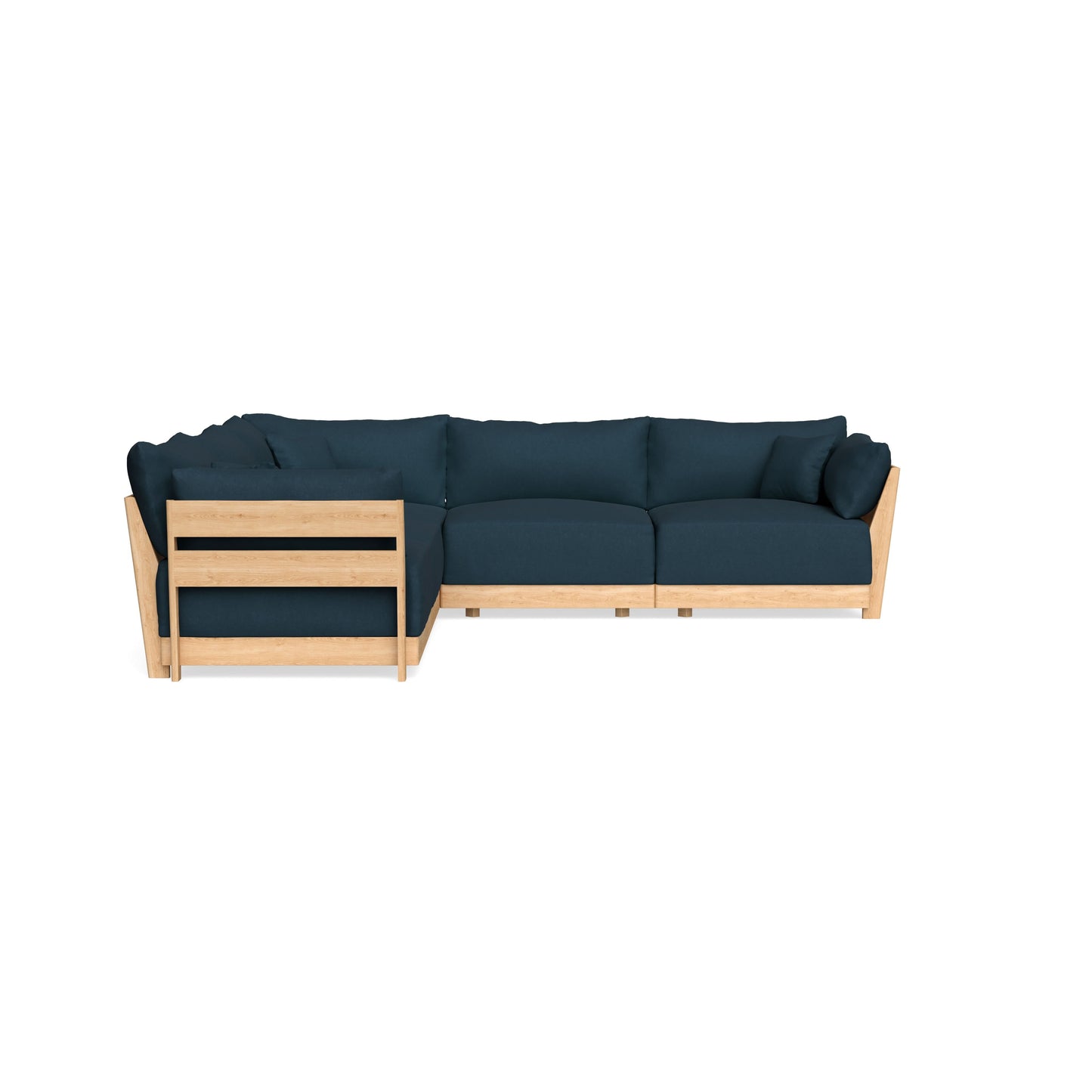 Slipcover Only - Modular Bondi 5-Seater Corner Sectional in Navy Blue