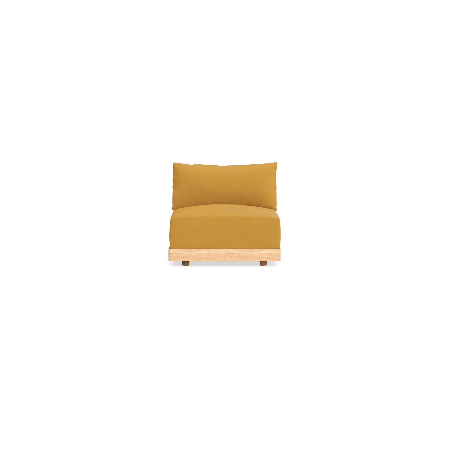 Slipcover Only - Modular Bondi Armless Chair in Honey