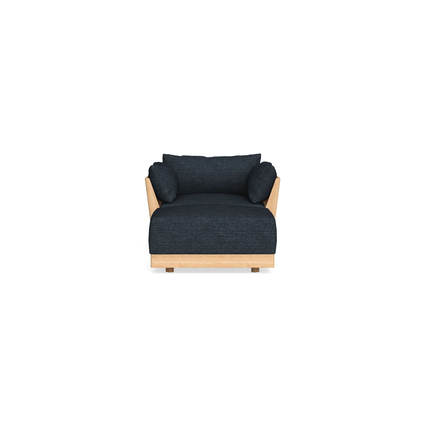 Slipcover Only - Modular Bondi Armchair + Ottoman in Baltic Blue