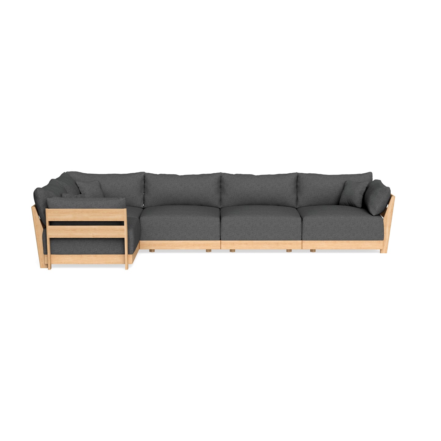 Slipcover Only - Modular Bondi 5-Seater L-Sectional in Pebble