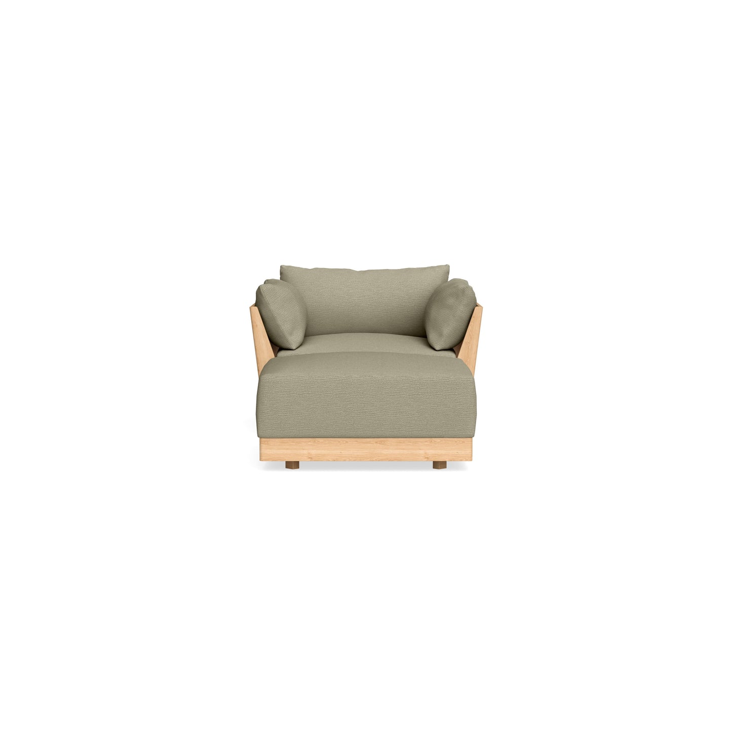 Slipcover Only - Modular Bondi Armchair + Ottoman in Cappuccino