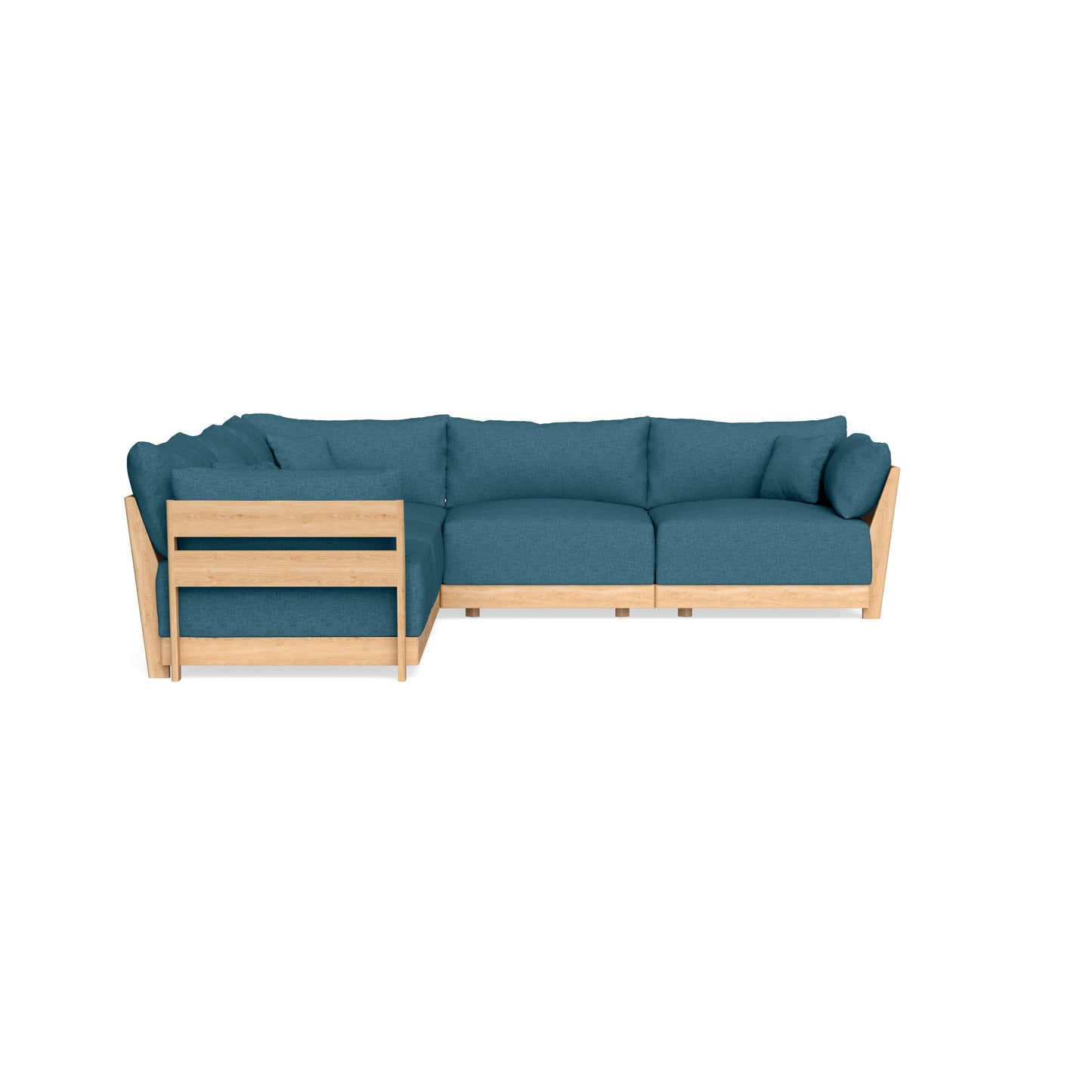 Slipcover Only - Modular Bondi 5-Seater Corner Sectional in Aegean Blue