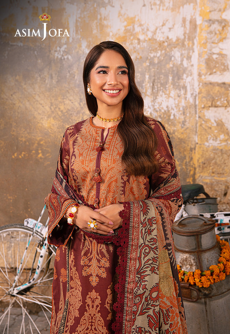 AJARP-24 EMBROIDERED LAWN 3 PCS