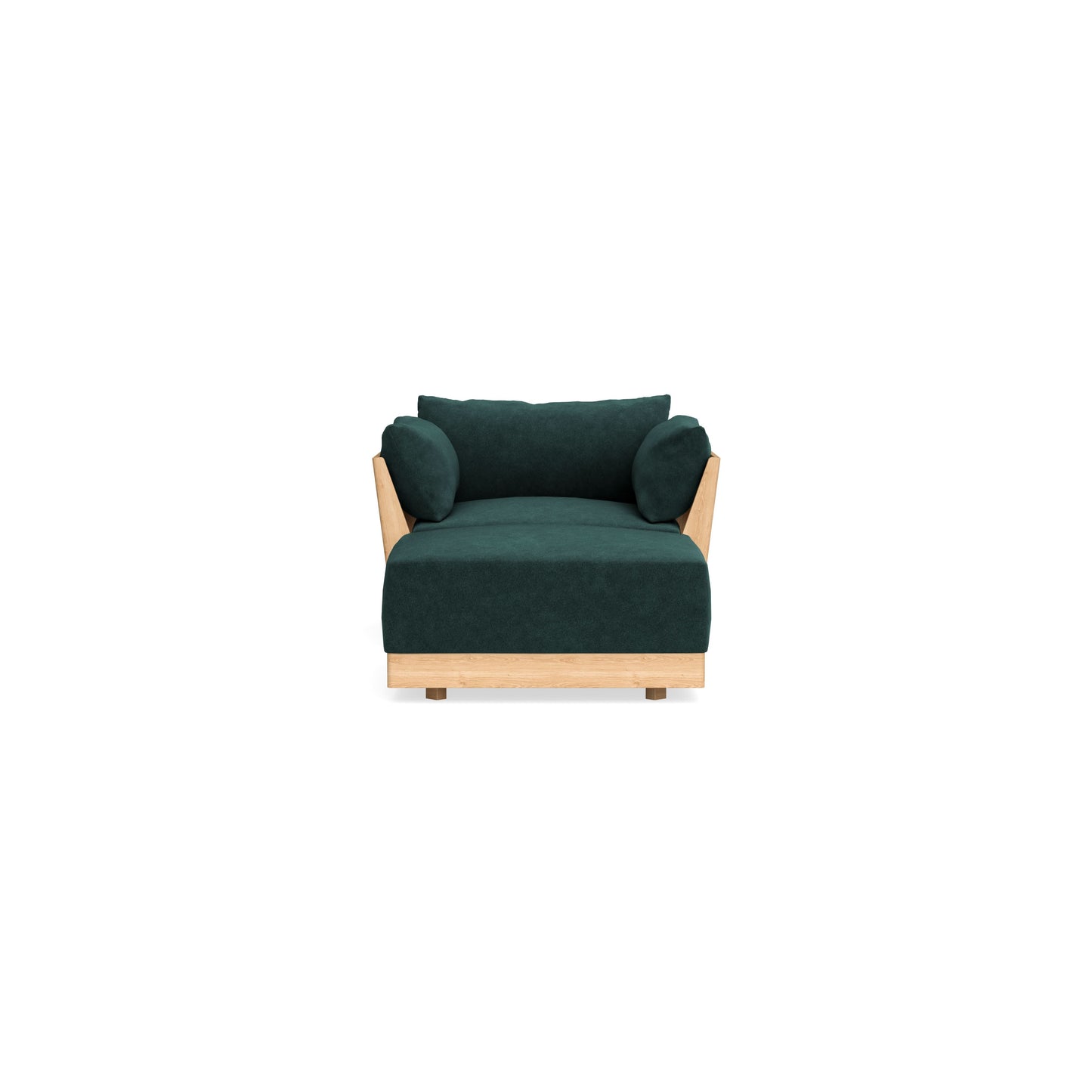 Slipcover Only - Modular Bondi Armchair + Ottoman in Harbor Blue