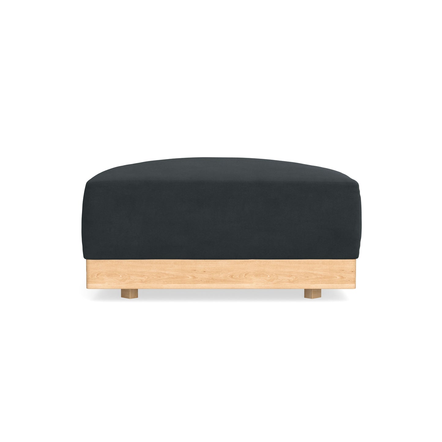 Slipcover Only - Modular Bondi Ottoman in Obsidian