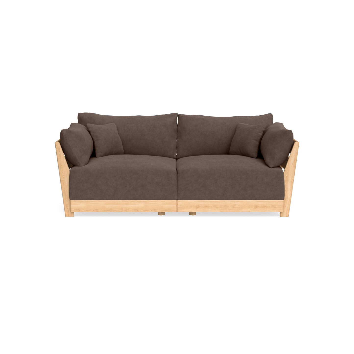 Slipcover Only - Modular Bondi 2-Seater Sofa in Chocolate