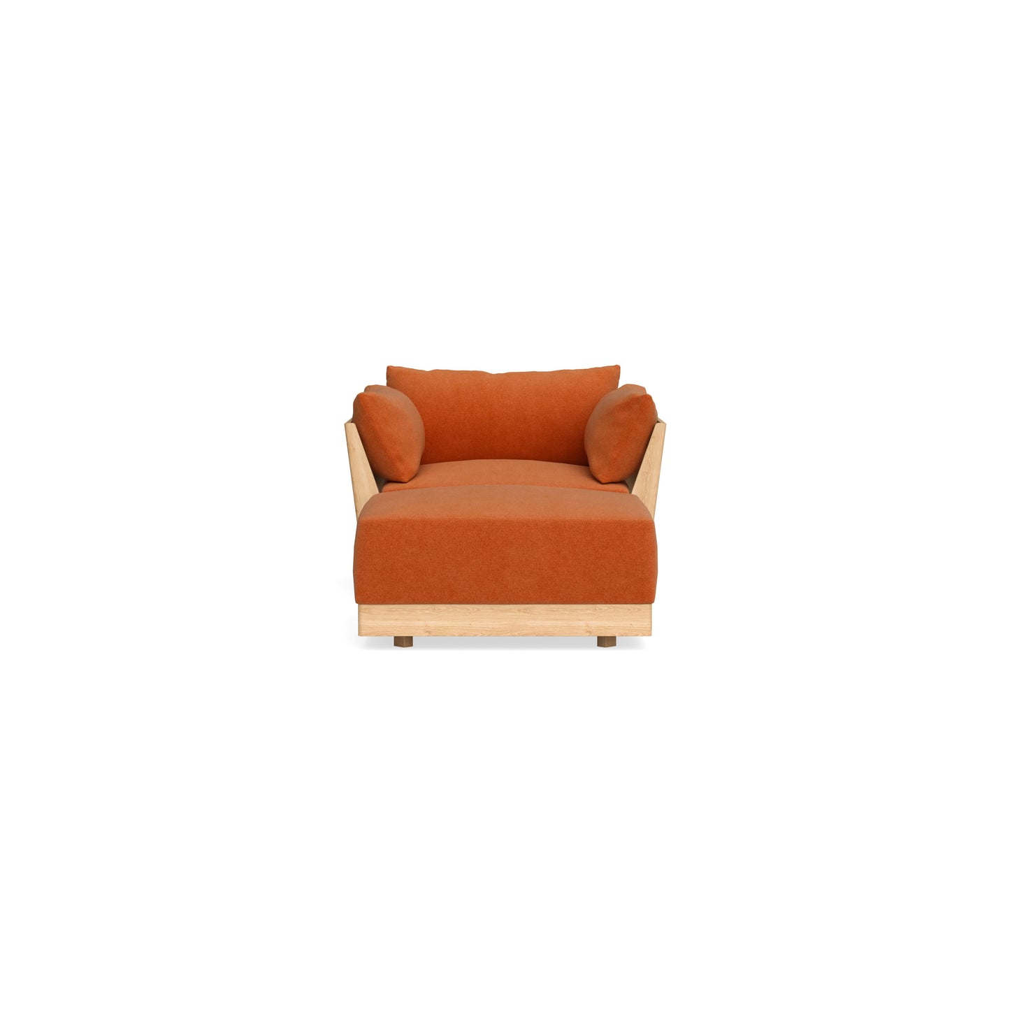 Slipcover Only - Modular Bondi Armchair + Ottoman in Terracotta
