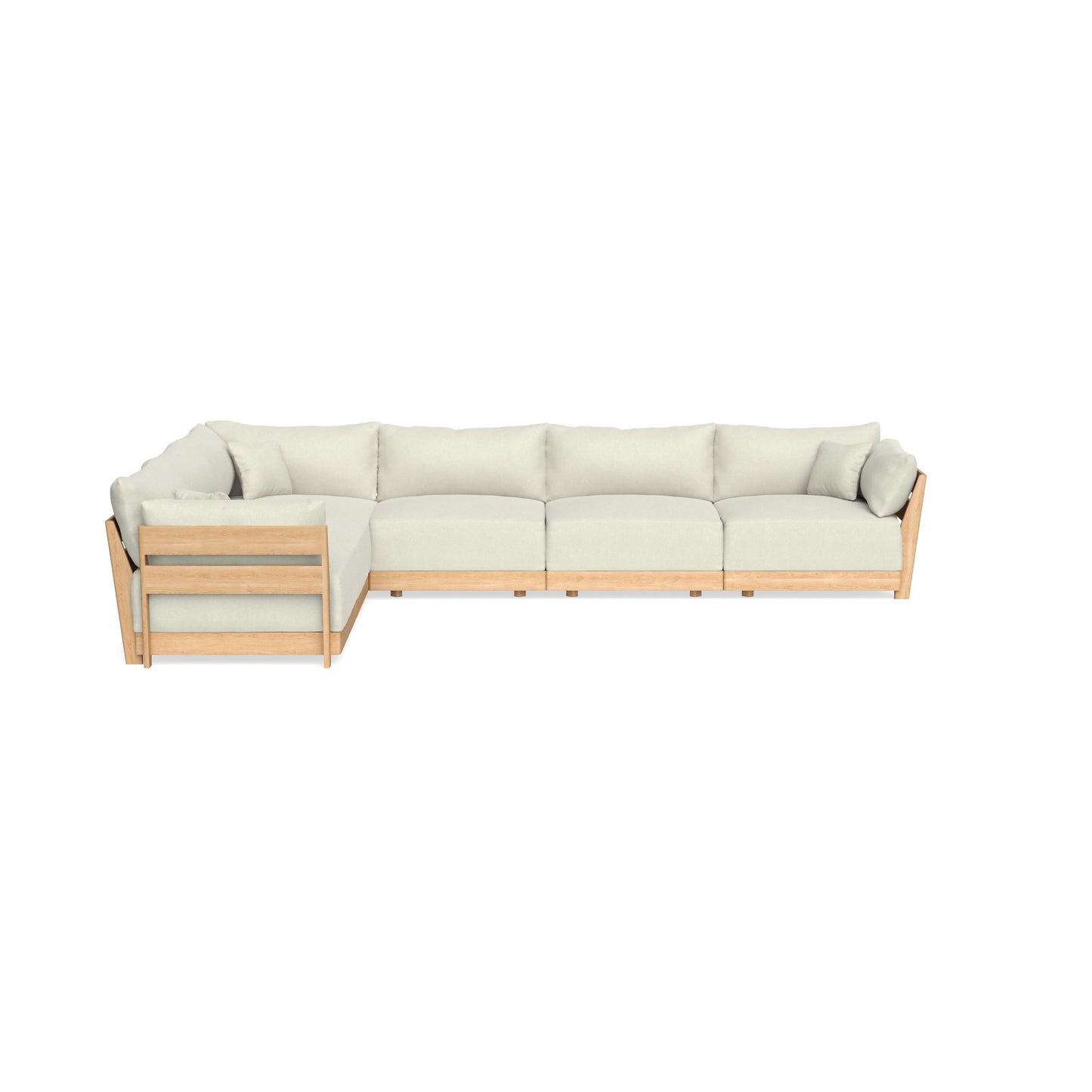 Slipcover Only - Modular Bondi 6-Seater Corner Sectional in Eggshell