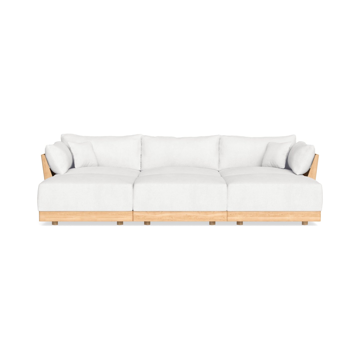 Slipcover Only - Modular Bondi 3-Seater Daybed Sofa Sectional in Snow