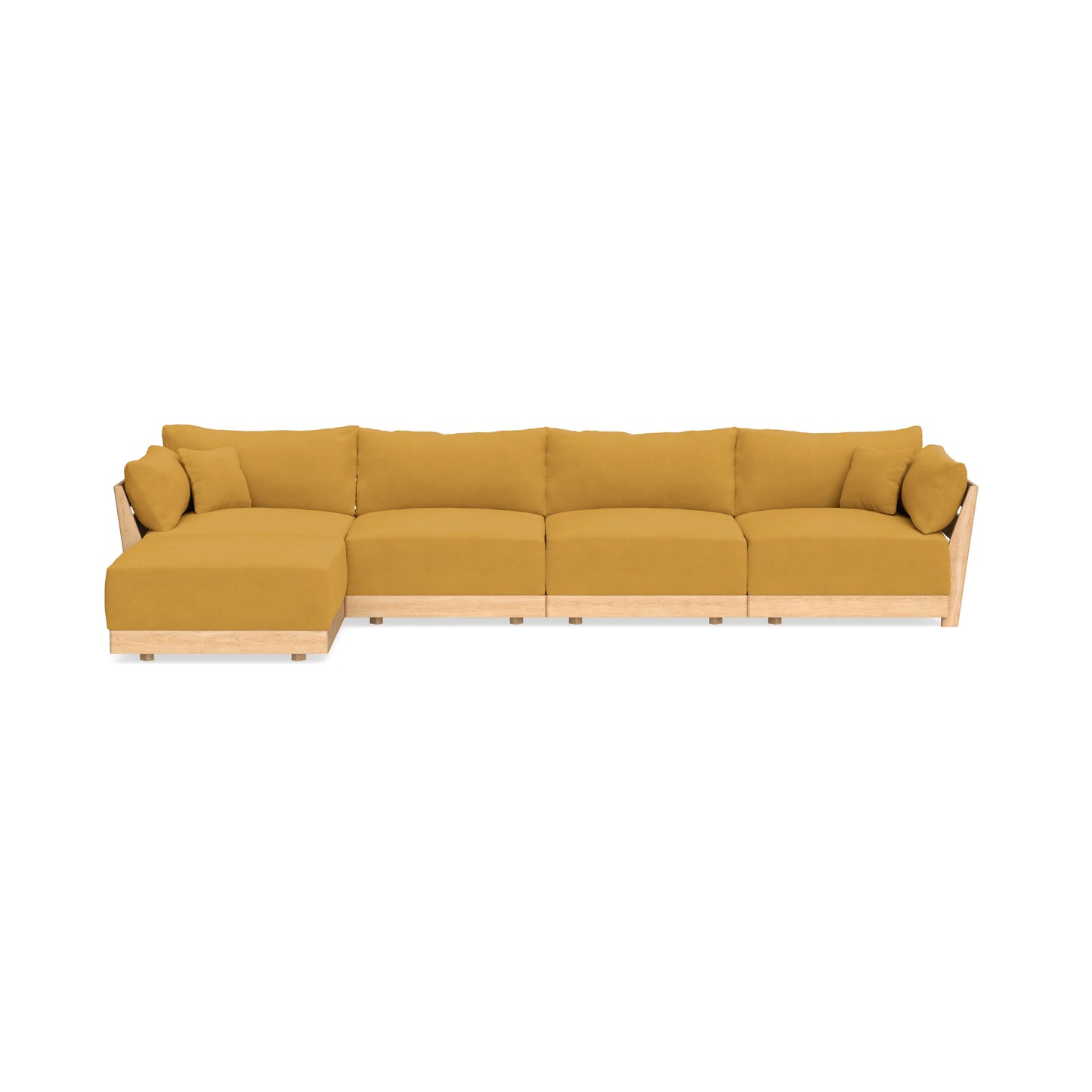 Slipcover Only - Modular Bondi 4-Seater Sectional in Honey