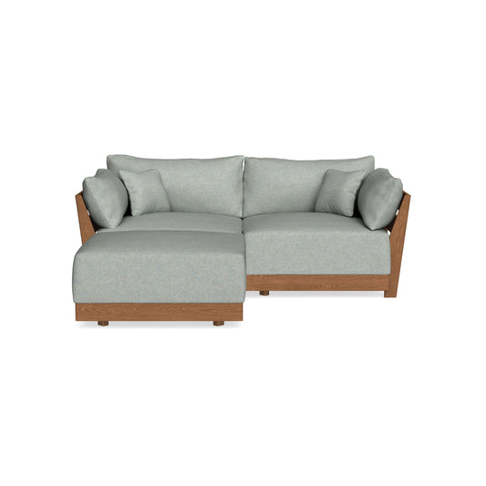 Modular Bondi Espresso 2-Seater Sectional in Spa | Classic Blend