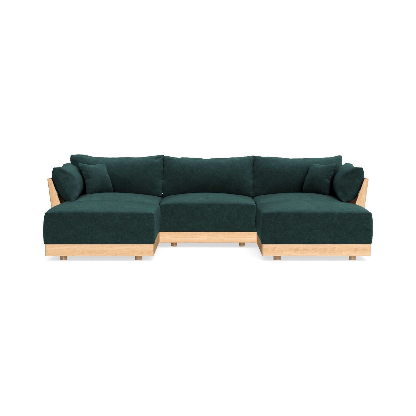 Slipcover Only - Modular Bondi 3-Seater U-Sectional in Harbor Blue