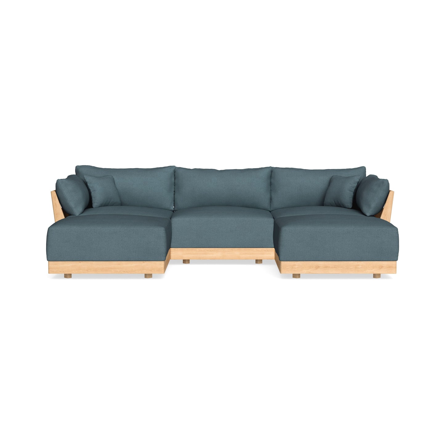Slipcover Only - Modular Bondi 3-Seater U-Sectional in Slate Blue