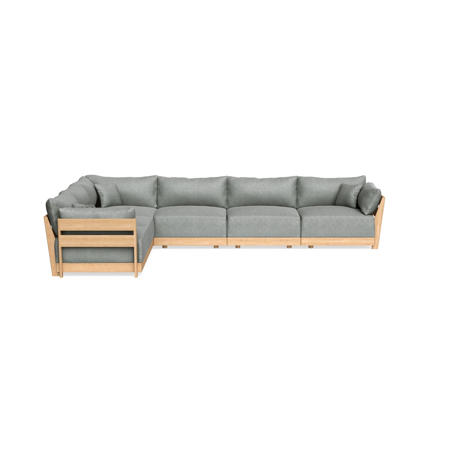 Slipcover Only - Modular Bondi 6-Seater Corner Sectional in Storm Gray