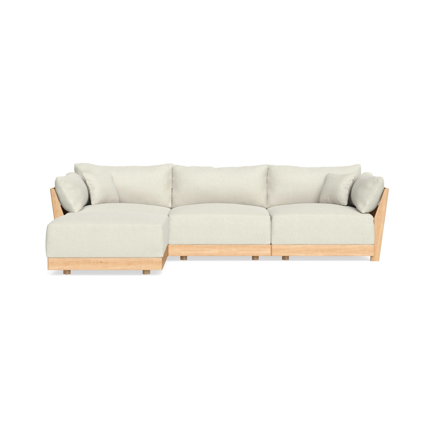 Slipcover Only - Modular Bondi 3-Seater Sectional in Eggshell