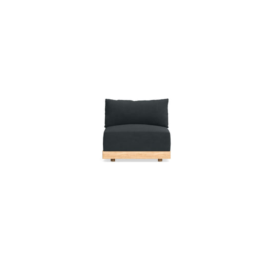 Slipcover Only - Modular Bondi Armless Chair in Obsidian