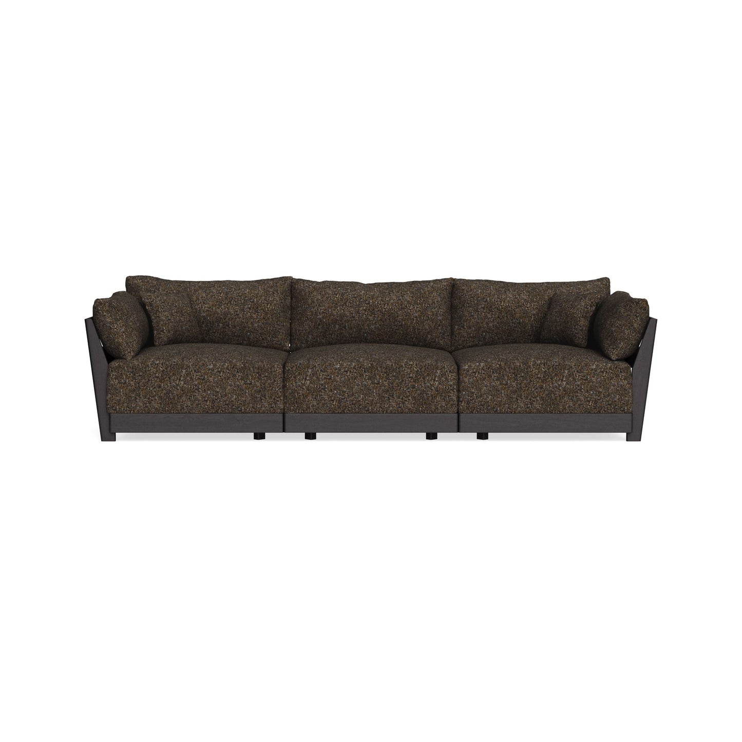 Modular Bondi Black 3-Seater Sofa in Phantom | Classic Blend