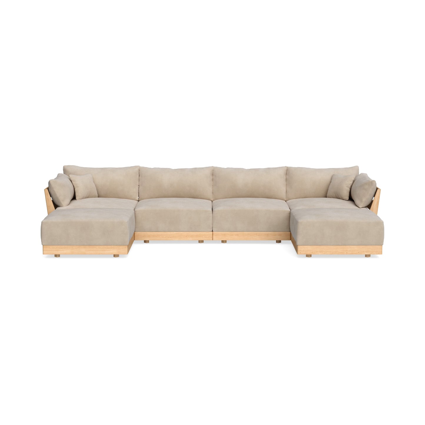 Slipcover Only - Modular Bondi 4-Seater U-Sectional in Oyster