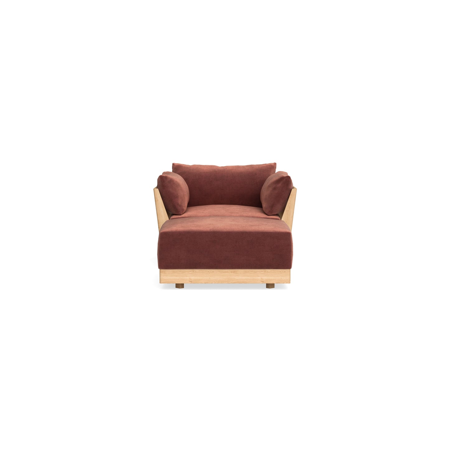 Slipcover Only - Modular Bondi Armchair + Ottoman in Spice