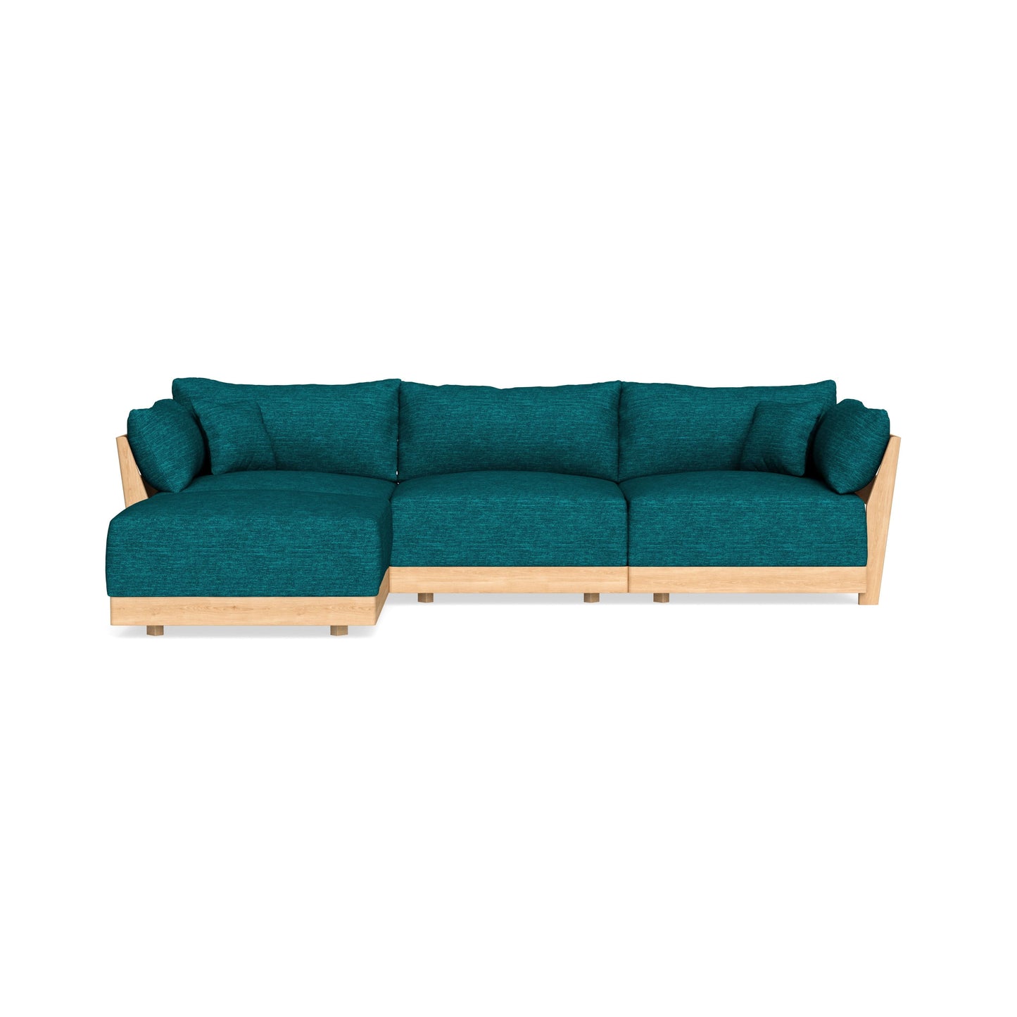 Slipcover Only - Modular Bondi 3-Seater Sectional in Marine Teal