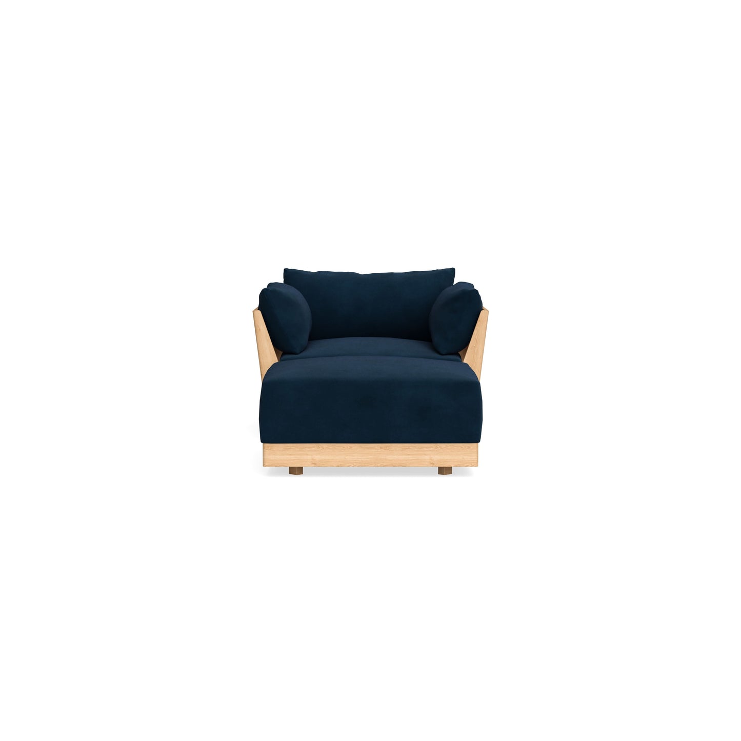 Slipcover Only - Modular Bondi Armchair + Ottoman in Royal Blue