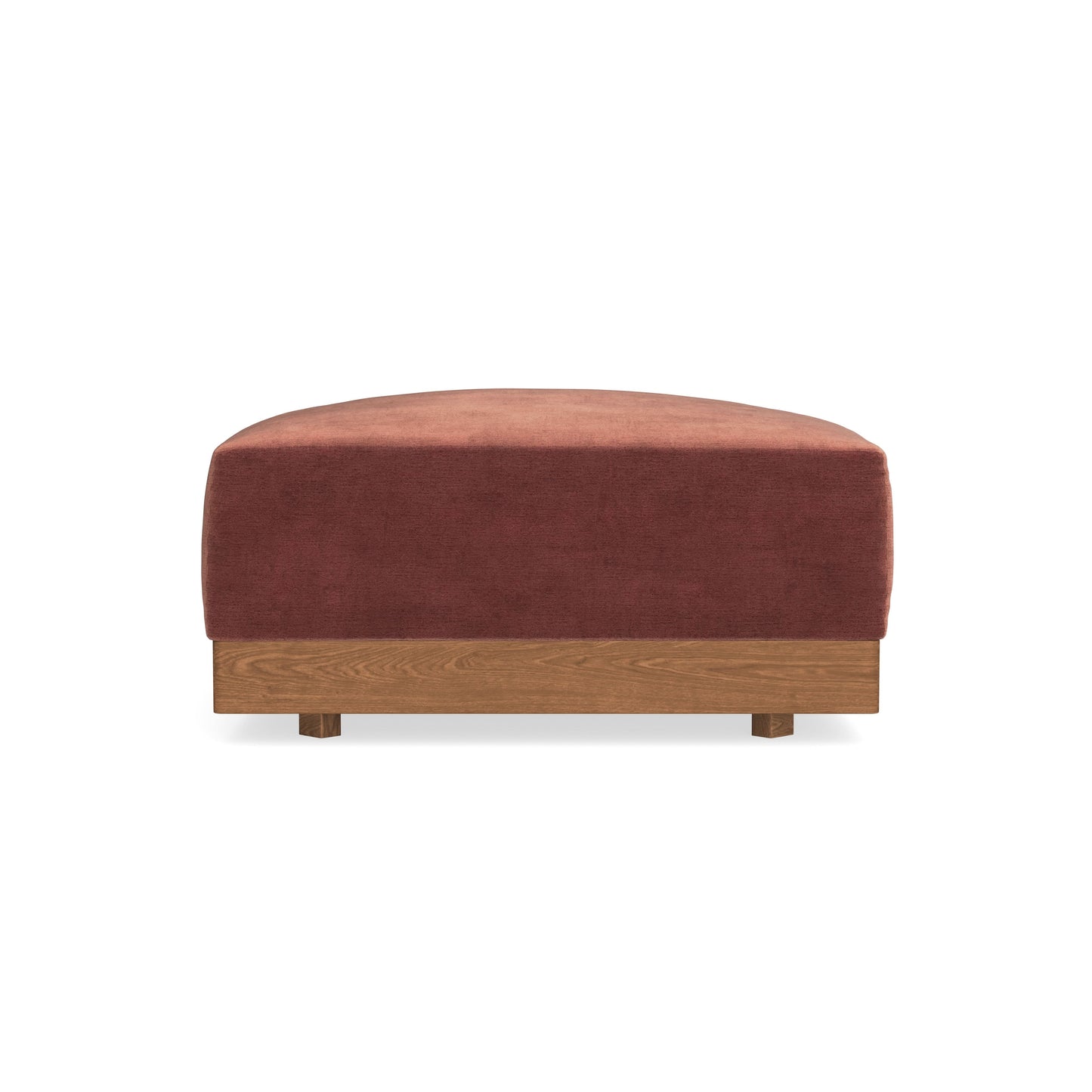 Modular Bondi Espresso Ottoman in Spice | Memory Foam Blend