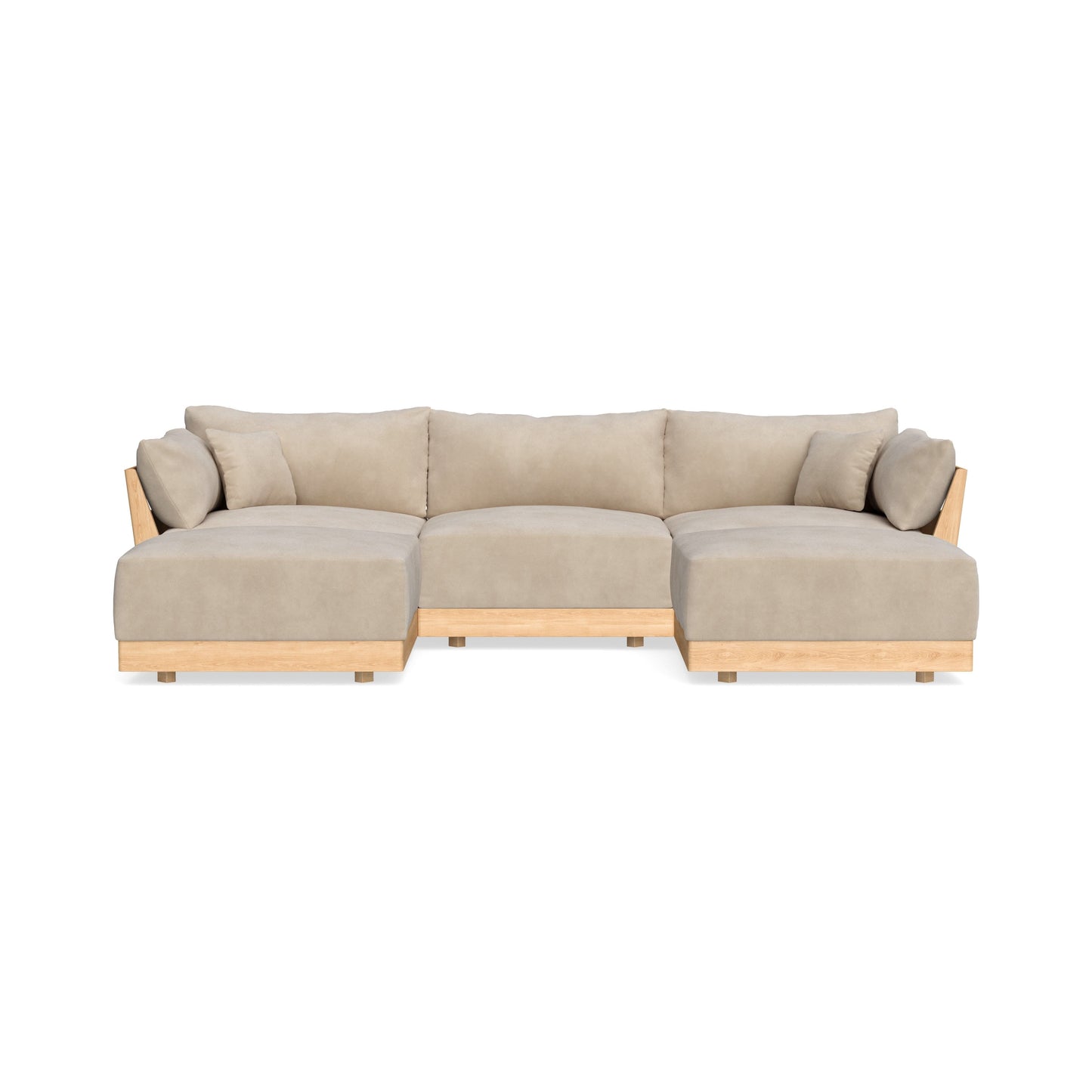 Slipcover Only - Modular Bondi 3-Seater U-Sectional in Oyster