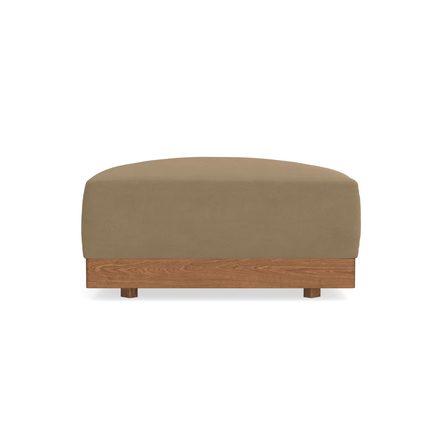 Modular Bondi Espresso Ottoman in Macchiato | Classic Blend