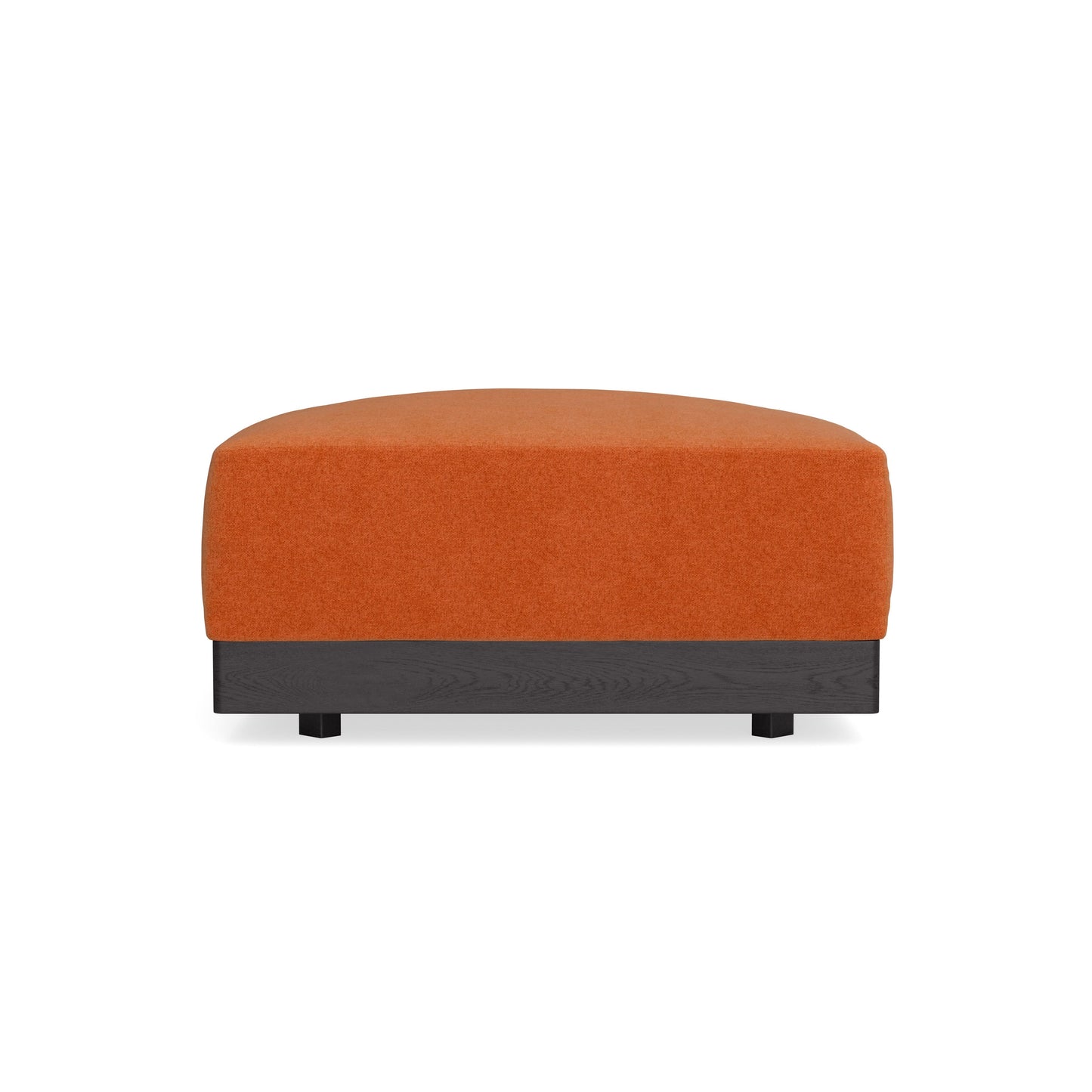 Modular Bondi Black Ottoman in Terracotta | Classic Blend