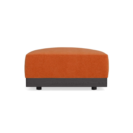 Modular Bondi Black Ottoman in Terracotta | Classic Blend