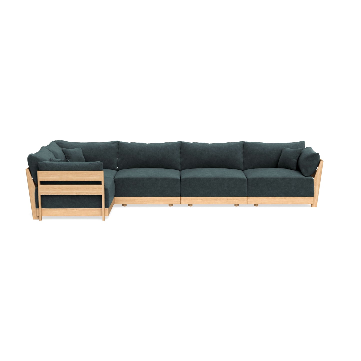 Slipcover Only - Modular Bondi 5-Seater L-Sectional in Nightfall
