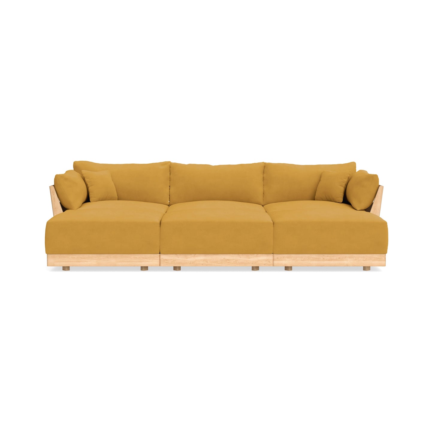 Slipcover Only - Modular Bondi 3-Seater Daybed Sofa Sectional in Honey