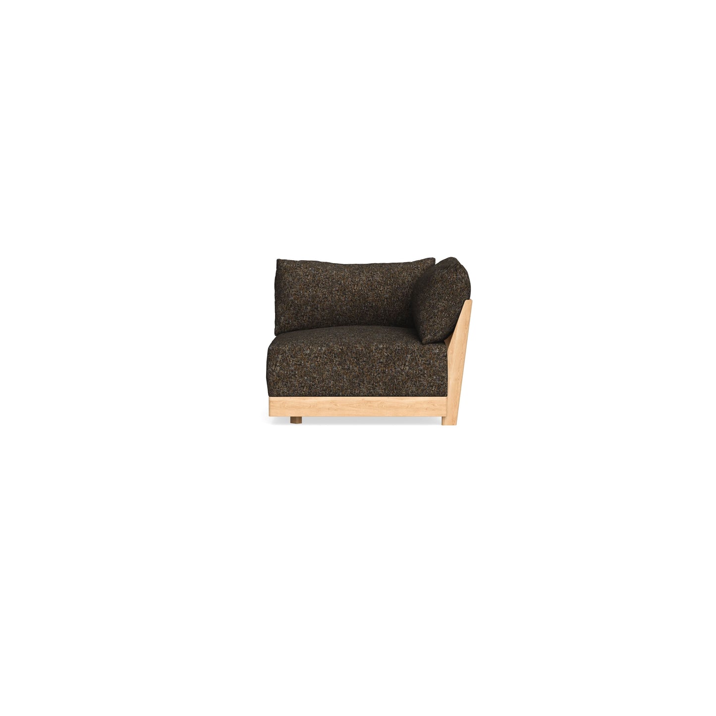 Modular Bondi Latte Corner Chair in Phantom | Classic Blend
