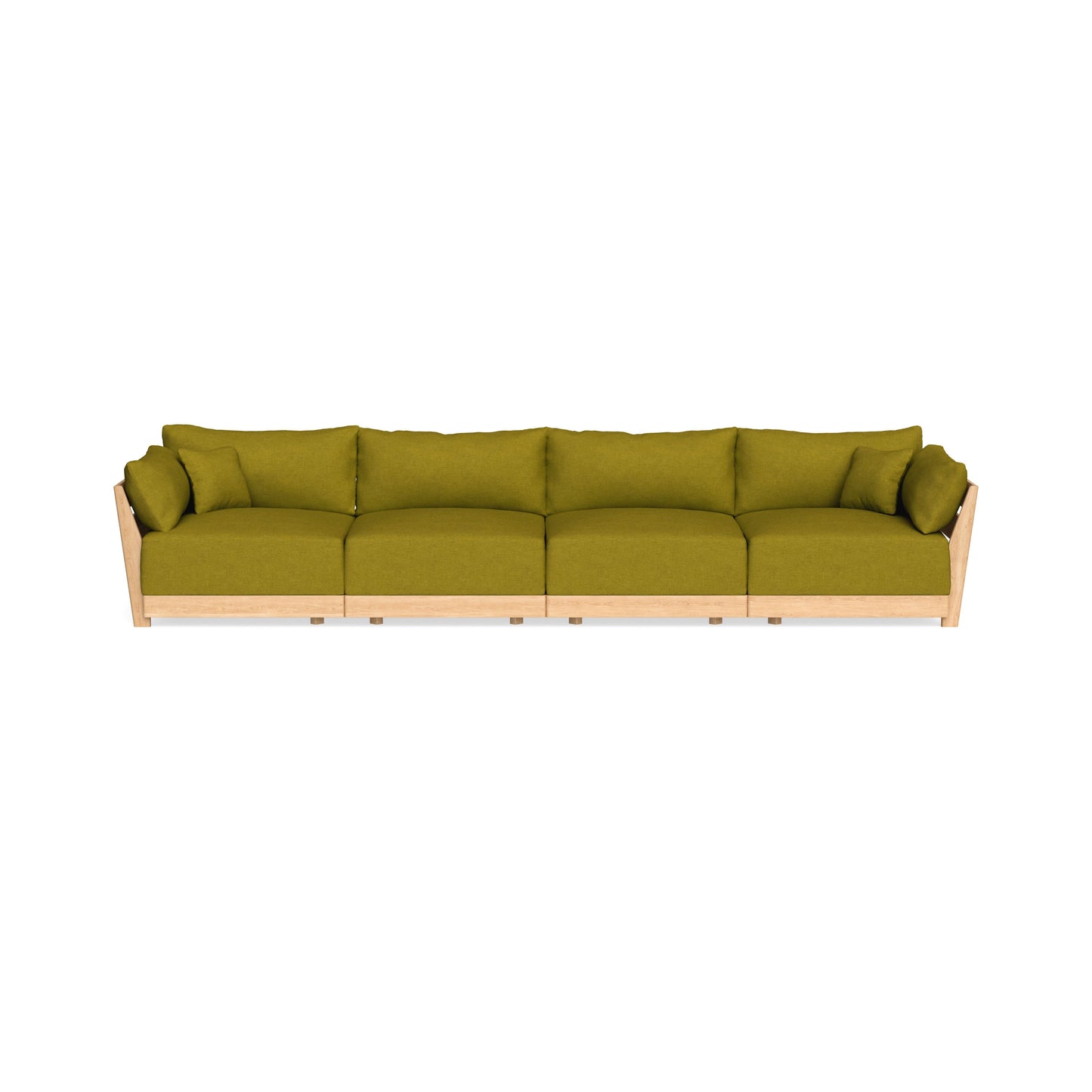 Slipcover Only - Modular Bondi 4-Seater Sofa in Olive Green
