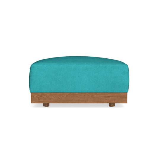 Modular Bondi Espresso Ottoman in Pool | Classic Blend