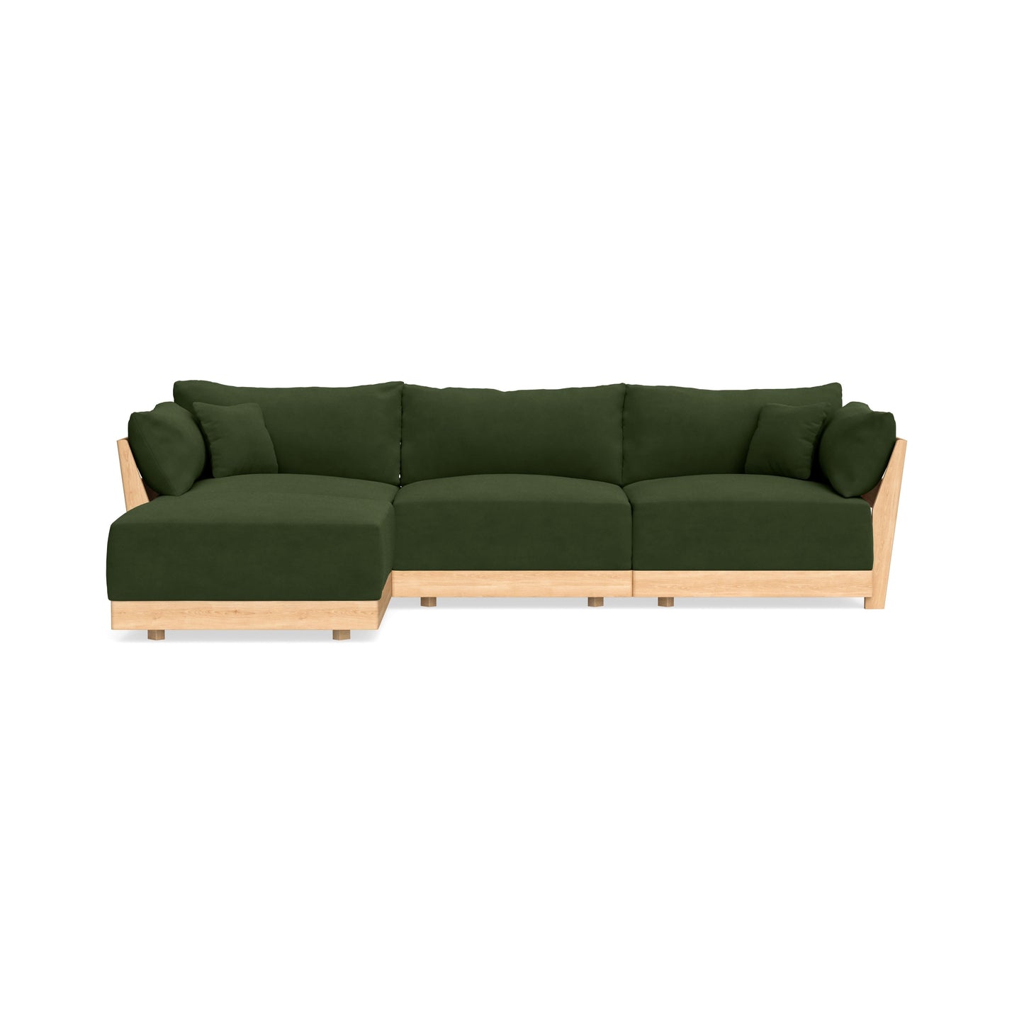 Slipcover Only - Modular Bondi 3-Seater Sectional in Tuscan Green