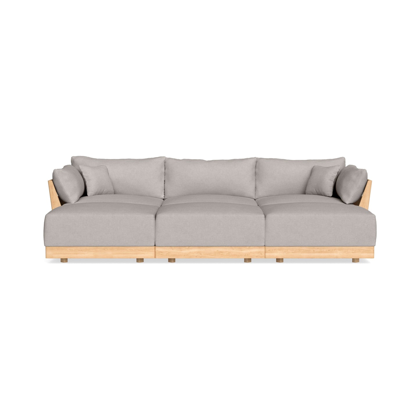 Slipcover Only - Modular Bondi 3-Seater Daybed Sofa Sectional in Cloud