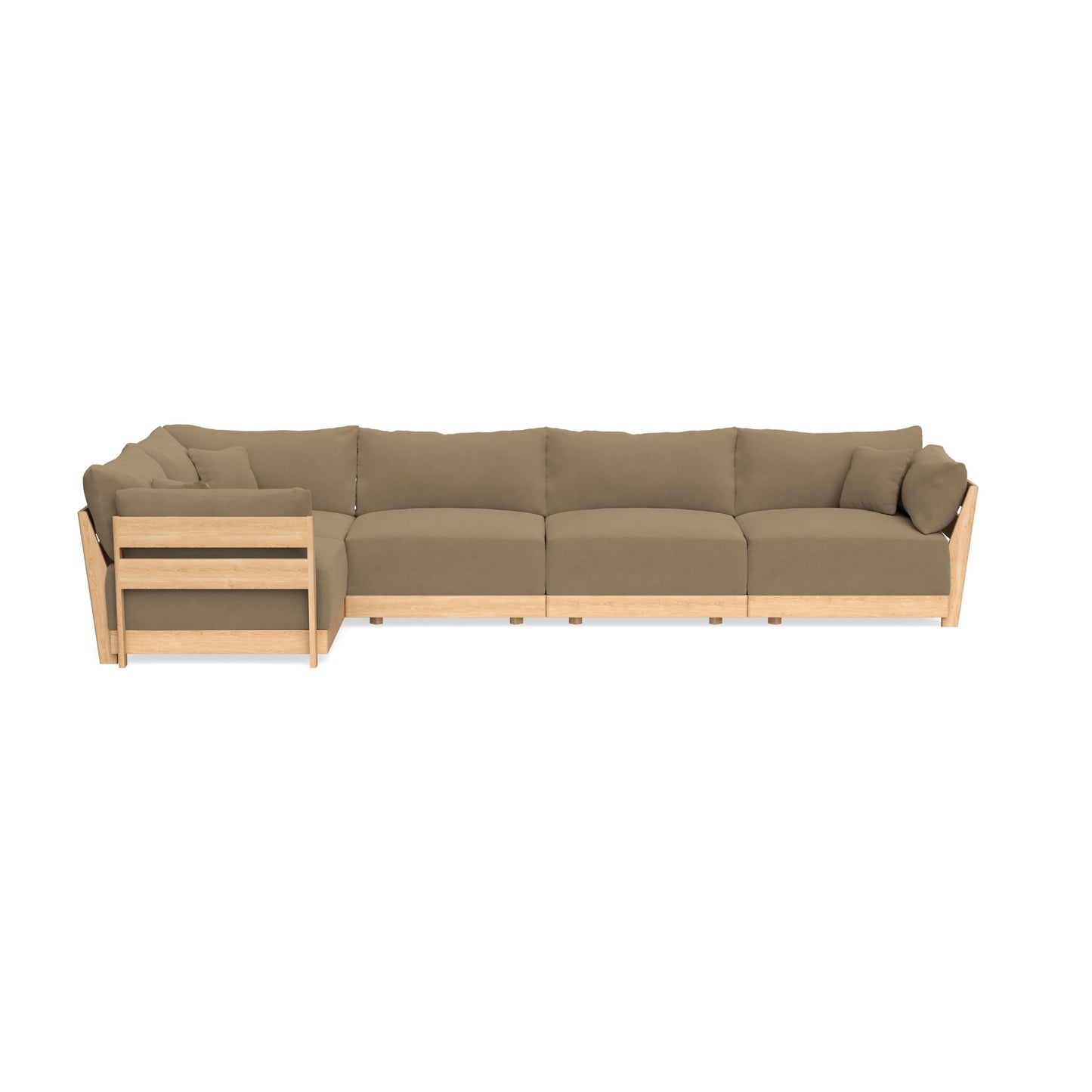 Slipcover Only - Modular Bondi 5-Seater L-Sectional in Macchiato