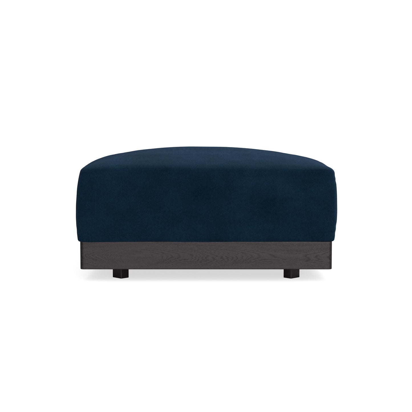 Modular Bondi Black Ottoman in Royal Blue | Classic Blend