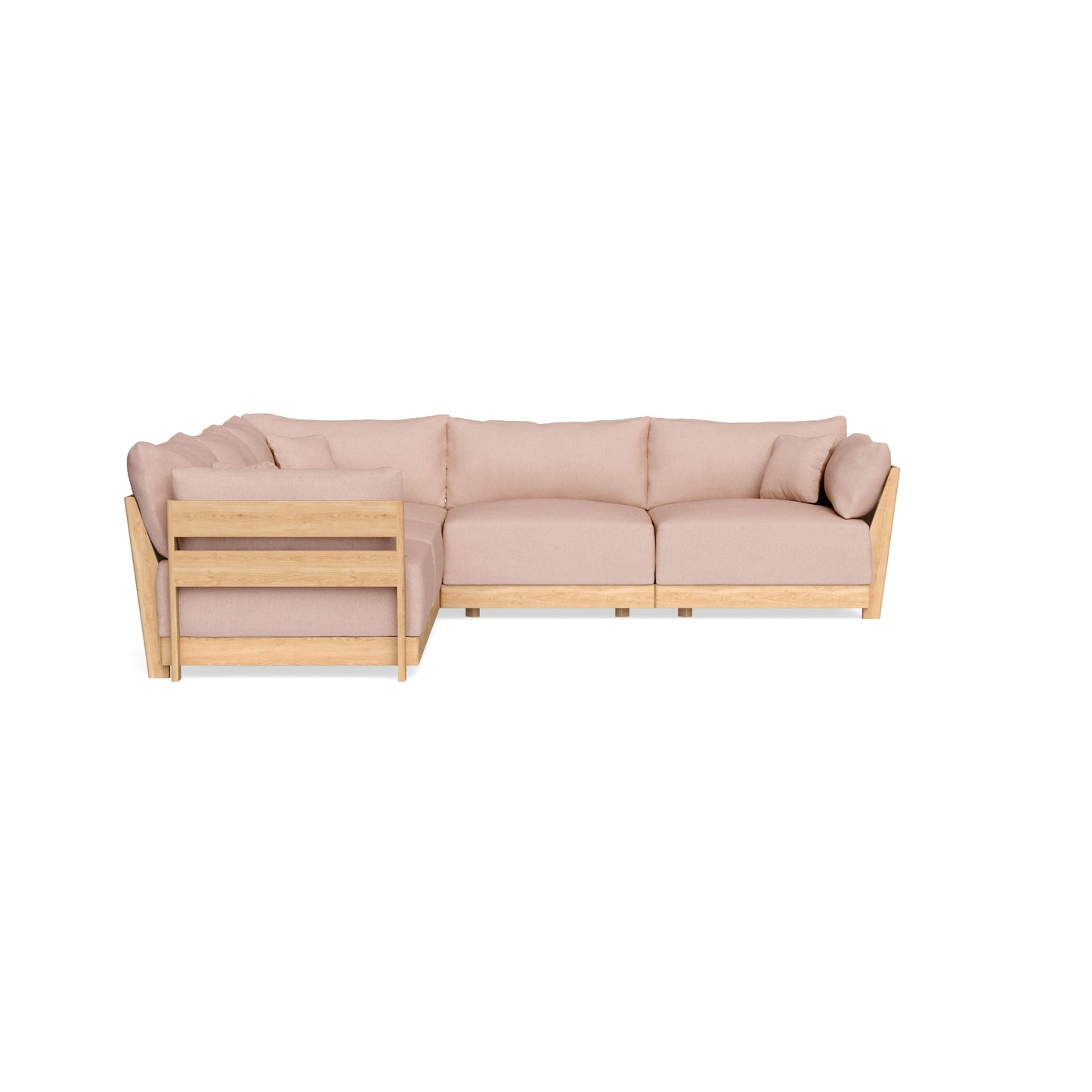 Slipcover Only - Modular Bondi 5-Seater Corner Sectional in Rose Quartz