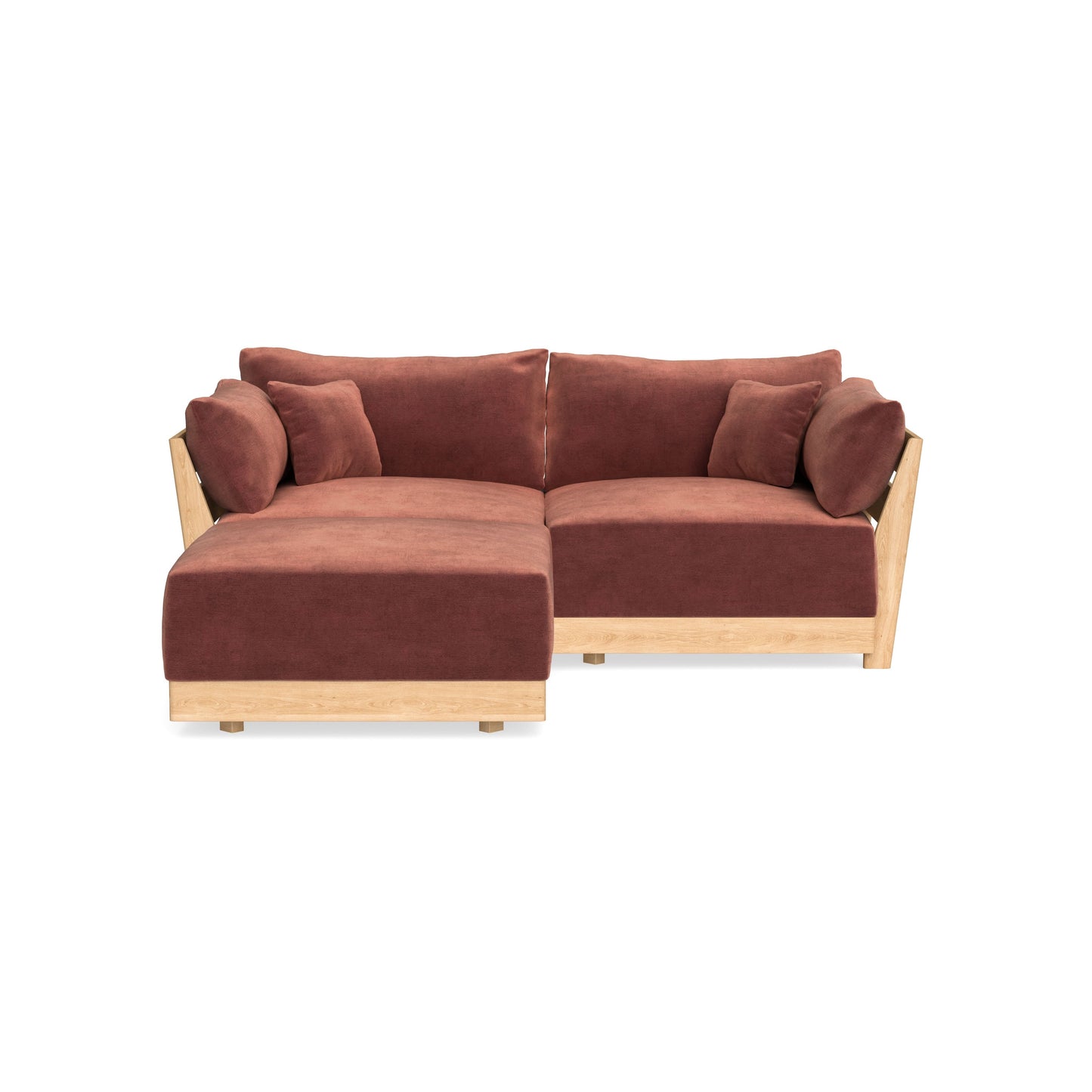 Slipcover Only - Modular Bondi 2-Seater Sectional in Spice