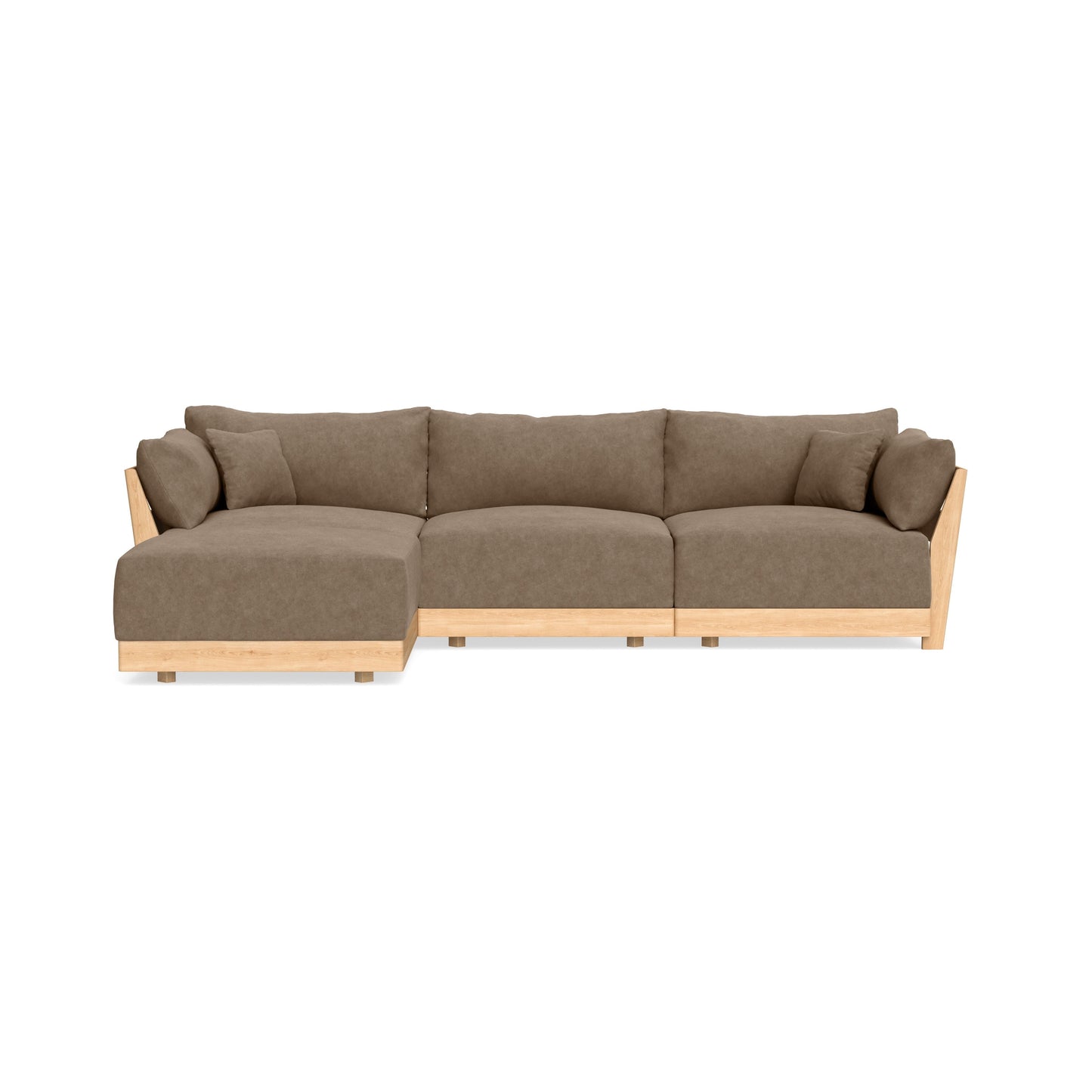 Slipcover Only - Modular Bondi 3-Seater Sectional in Coffee