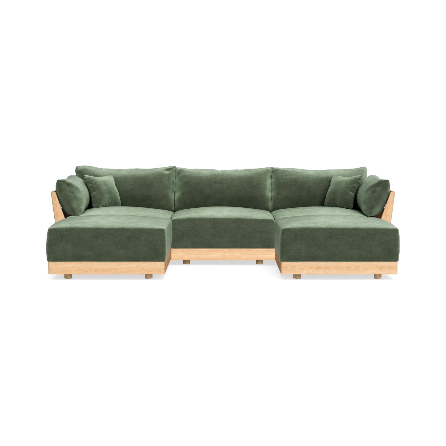 Slipcover Only - Modular Bondi 3-Seater U-Sectional in Rosemary