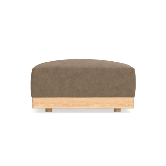 Modular Bondi Latte Ottoman in Coffee | Memory Foam Blend