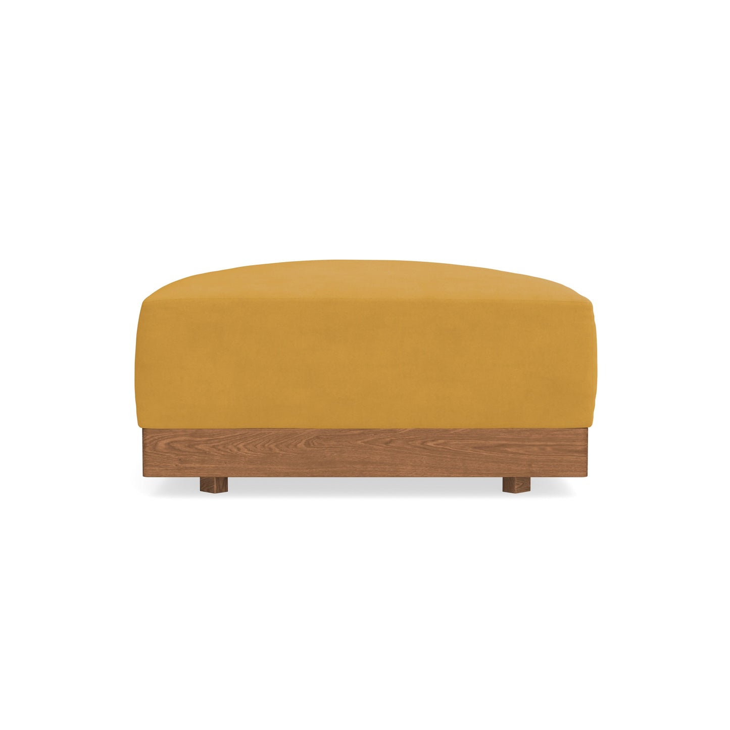 Modular Bondi Espresso Ottoman in Honey | Memory Foam Blend