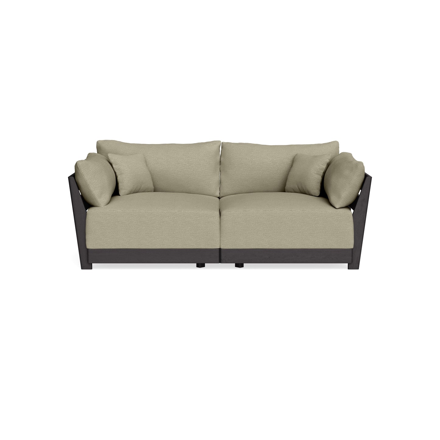 Modular Bondi Black 2-Seater Sofa in Cappuccino | Classic Blend